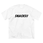 SNACKSのSNACKS!!　001（縦） Big T-Shirt