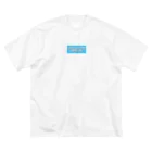 サウナ部の福岡よしもとサウナ部　青地に白 루즈핏 티셔츠