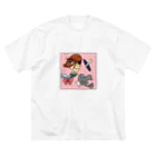 TAACHI illustrationのまちいがいさがし ビッグシルエットTシャツ