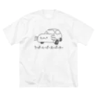 ぷにおもちSHOPのウーパールーパースーパーカーツー Big T-Shirt