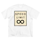 hiramekiの海外の標識風SPEED LIMIT∞ ビッグシルエットTシャツ