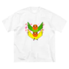 まめるりはことりのラブリーコザクラインコ【まめるりはことり】 Big T-Shirt