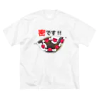 まめるりはことりの密です！文鳥さん【まめるりはことり】 ビッグシルエットTシャツ