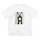 パンダちゃんマーケットのうふふなパンダ Big T-Shirt