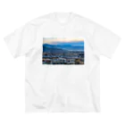 tetsu/中原徹也（Rebrast）の山と街 ビッグシルエットTシャツ