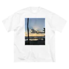 Kidのハワイの風景 ビッグシルエットTシャツ