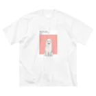 東京奮起させるの犬 ヤクーチアン ライカ  ビッグシルエットTシャツ