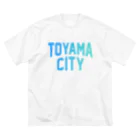 JIMOTOE Wear Local Japanの 富山市 TOYAMA CITY Big T-Shirt