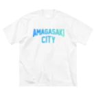 JIMOTO Wear Local Japanの尼崎市 AMAGASAKI CITY ビッグシルエットTシャツ