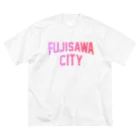 JIMOTOE Wear Local Japanの 藤沢市 FUJISAWA CITY Big T-Shirt