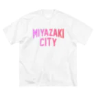 JIMOTO Wear Local Japanの宮崎市 MIYAZAKI CITY ビッグシルエットTシャツ