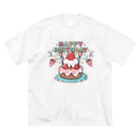 イラスト MONYAAT のCT61HAPPY BRITHDAY  Big T-Shirt