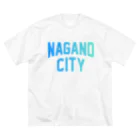 JIMOTOE Wear Local Japanの長野市 NAGANO CITY Big T-Shirt