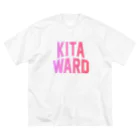 JIMOTO Wear Local Japanの北区 KITA WARD ビッグシルエットTシャツ