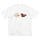 Danke Shoot Coffeeの牛タンと麦飯のとろろがけ ビッグシルエットTシャツ