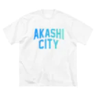 JIMOTOE Wear Local Japanの明石市 AKASHI CITY ビッグシルエットTシャツ