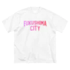 JIMOTO Wear Local Japanの福島市 FUKUSHIMA CITY ビッグシルエットTシャツ