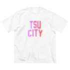 JIMOTO Wear Local Japanの津市 TSU CITY ビッグシルエットTシャツ