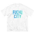 JIMOTO Wear Local Japanの府中市 FUCHU CITY ビッグシルエットTシャツ