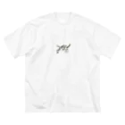 【 ALBINO. 】　Online Store！！のalbino. White Line. ビッグシルエットTシャツ