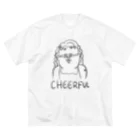 あとりえ からじくぇーのCHEERFUL GIRL ビッグシルエットTシャツ