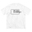 FUNNY JOKESのMY CSS IS PERFECT-CSS完全に理解した-英語バージョンロゴ ビッグシルエットTシャツ