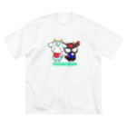 POISONCHARM電脳露店2号のアオヤギさんとミヤギちゃん Big T-Shirt