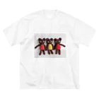 cy-egg.factoryの編みクマ Friends ビッグシルエットTシャツ