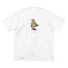 kumakumaのだらくま-プロレス- ビッグシルエットTシャツ