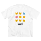 MIXERのWARAWANAI NEKO ビッグシルエットTシャツ