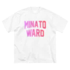 JIMOTO Wear Local Japanの港区 MINATO WARD ビッグシルエットTシャツ