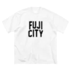 JIMOTO Wear Local Japanの富士市 FUJI CITY ビッグシルエットTシャツ