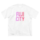 JIMOTO Wear Local Japanの富士市 FUJI CITY ビッグシルエットTシャツ