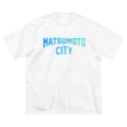 JIMOTO Wear Local Japanの松本市 MATSUMOTO CITY ビッグシルエットTシャツ