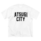 JIMOTO Wear Local Japanの厚木市 ATSUGI CITY ビッグシルエットTシャツ