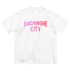 JIMOTO Wear Local Japanの八戸市 HACHINOHE CITY ビッグシルエットTシャツ