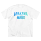 JIMOTO Wear Local Japanの荒川市 ARAKAWA CITY ビッグシルエットTシャツ