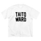 JIMOTO Wear Local Japanの台東区 TAITO WARD ビッグシルエットTシャツ