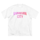 JIMOTO Wear Local Japanの鎌倉市 KAMAKURA CITY ビッグシルエットTシャツ