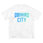 JIMOTOE Wear Local Japanの帯広市 OBIHIRO CITY ビッグシルエットTシャツ