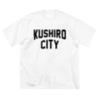 JIMOTO Wear Local Japanの釧路市 KUSHIRO CITY ビッグシルエットTシャツ