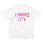 JIMOTO Wear Local Japanの釧路市 KUSHIRO CITY ビッグシルエットTシャツ