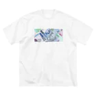 Nap Studio.のSalida del sol“微々たる力“ ビッグシルエットTシャツ