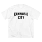 JIMOTO Wear Local Japanの川西市 KAWANISHI CITY ビッグシルエットTシャツ