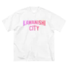 JIMOTO Wear Local Japanの川西市 KAWANISHI CITY ビッグシルエットTシャツ