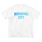 JIMOTO Wear Local Japanの武蔵野市 MUSASHINO CITY ビッグシルエットTシャツ