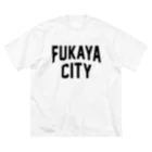 JIMOTO Wear Local Japanの深谷市 FUKAYA CITY ビッグシルエットTシャツ