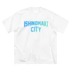 JIMOTO Wear Local Japanの石巻市 ISHINOMAKI CITY ビッグシルエットTシャツ