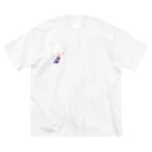 _yの虹色のきりん ビッグシルエットTシャツ