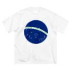 DRIPPEDのORDEM E PROGRESSO / ブラジル国旗の天球儀 ビッグシルエットTシャツ